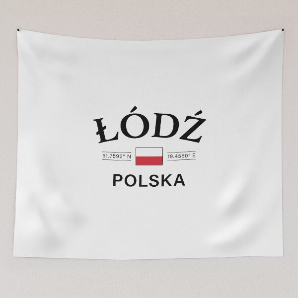 Item preview, Lodz Polska (Poland) Polish Coordinates designed and sold by HakeDesign.