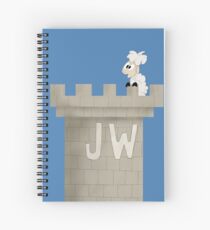 Watchtower with Sheep Spiral Notebook