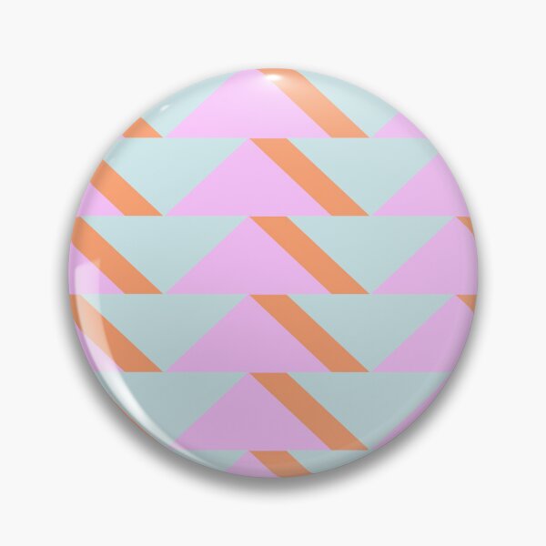 Item preview, Geometric Shapes in Pastel Pink and Aqua designed and sold by JuneJournal.