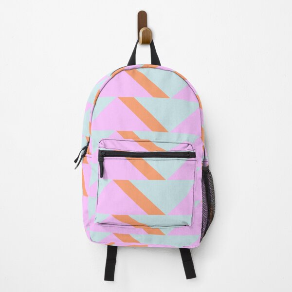 Item preview, Geometric Shapes in Pastel Pink and Aqua designed and sold by JuneJournal.