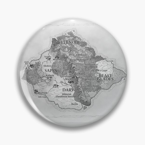 Item preview, The Beginning After the End map designed and sold by Hocku.