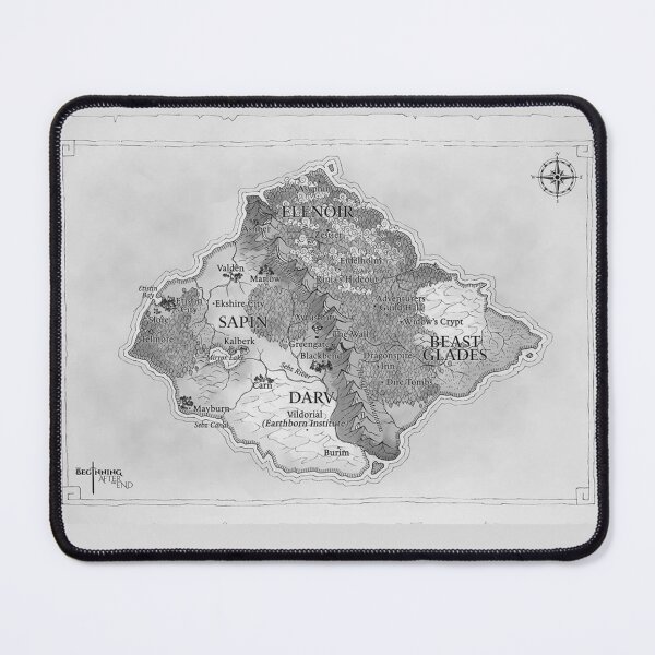 Item preview, The Beginning After the End map designed and sold by Hocku.