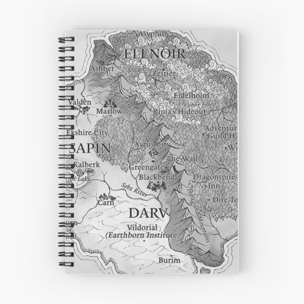 Item preview, The Beginning After the End map designed and sold by Hocku.