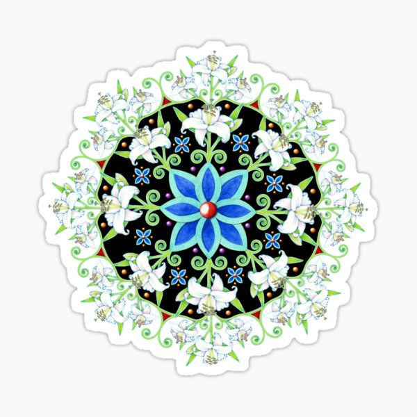 Beaux Arts Flower Crown Sticker