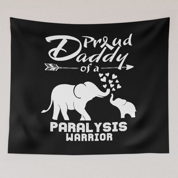 Item preview, Proud Daddy Of A Paralysis Warrior designed and sold by Hatjar.