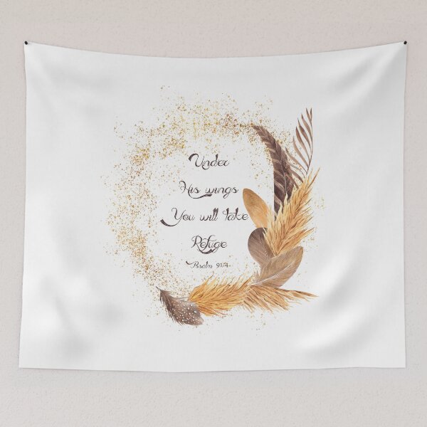 Item preview, Psalm 91:4 Spiral Notebook designed and sold by crafts-gift.