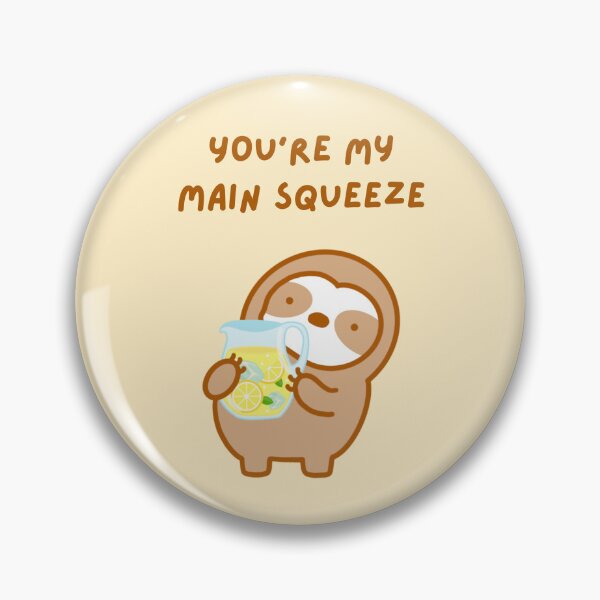 Item preview, You’re My Main Squeeze Lemonade Sloth designed and sold by theslothinme.