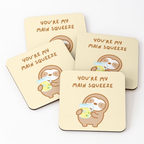Item preview, You’re My Main Squeeze Lemonade Sloth designed and sold by theslothinme.