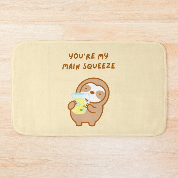 Item preview, You’re My Main Squeeze Lemonade Sloth designed and sold by theslothinme.