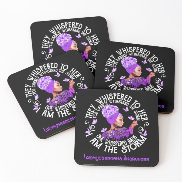Item preview, Black Girl Fighter Strong I Am The Storm Leiomyosarcoma Awareness designed and sold by Mnrshirley.