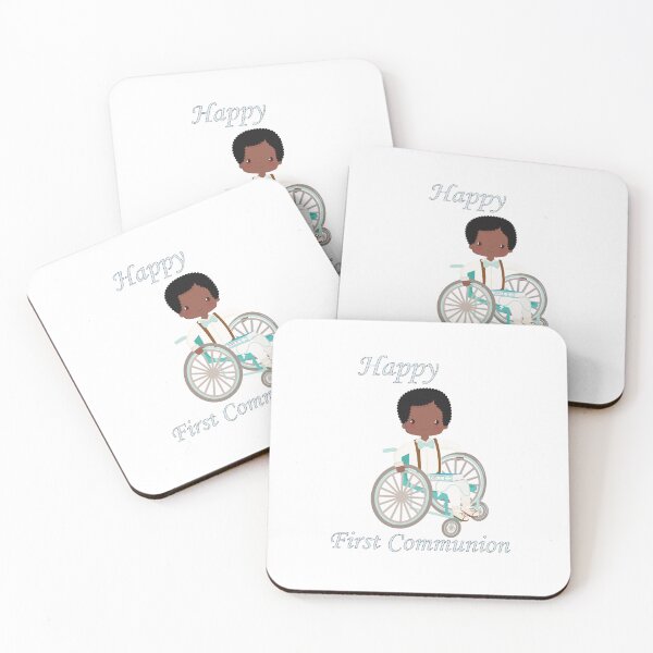 Item preview, First Communion Wheel Chair Black Boy designed and sold by ThirdFall.