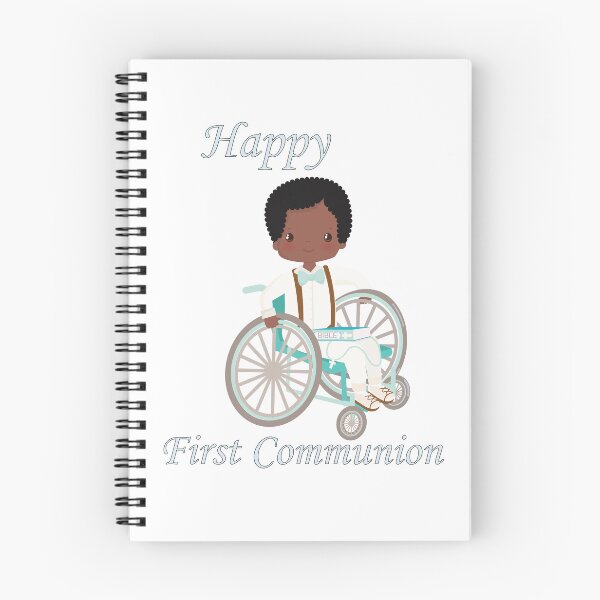 Item preview, First Communion Wheel Chair Black Boy designed and sold by ThirdFall.