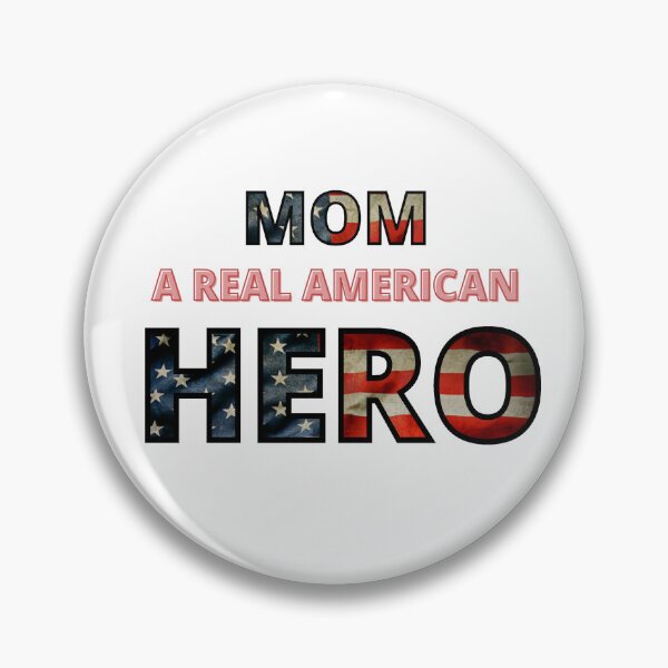 Item preview, Mom A Real American Hero designed and sold by CrisTEE.