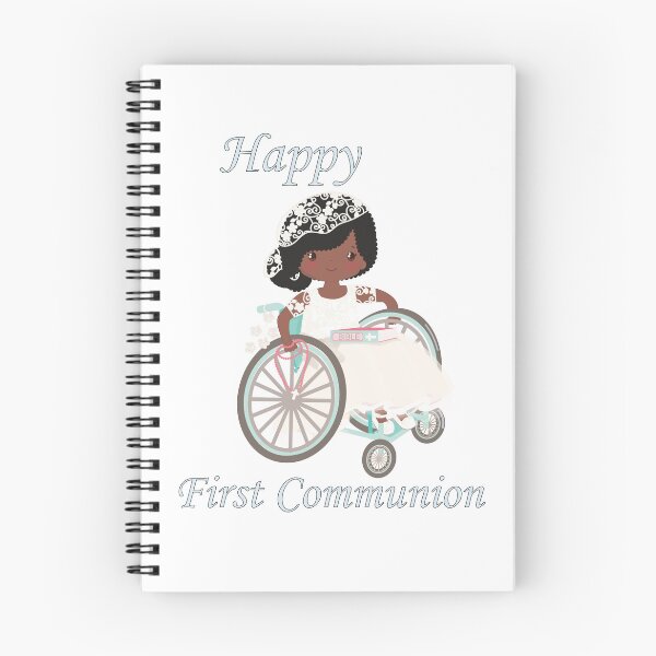 Item preview, First Communion Wheel Chair Black Girl designed and sold by ThirdFall.