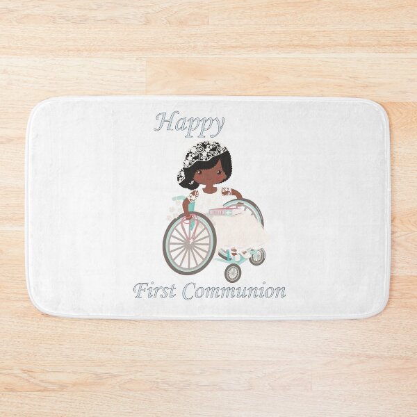 Item preview, First Communion Wheel Chair Black Girl designed and sold by ThirdFall.