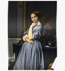 Jean - Auguste - Dominique Ingres - Comtesse D Haussonville Poster