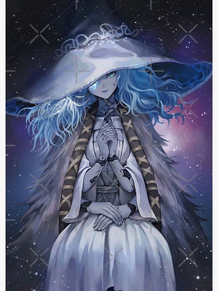 Ranni The Witch Poster For Sale By Tifanyyas Redbubble   Flat,750x,075,f Pad,750x1000,f8f8f8 