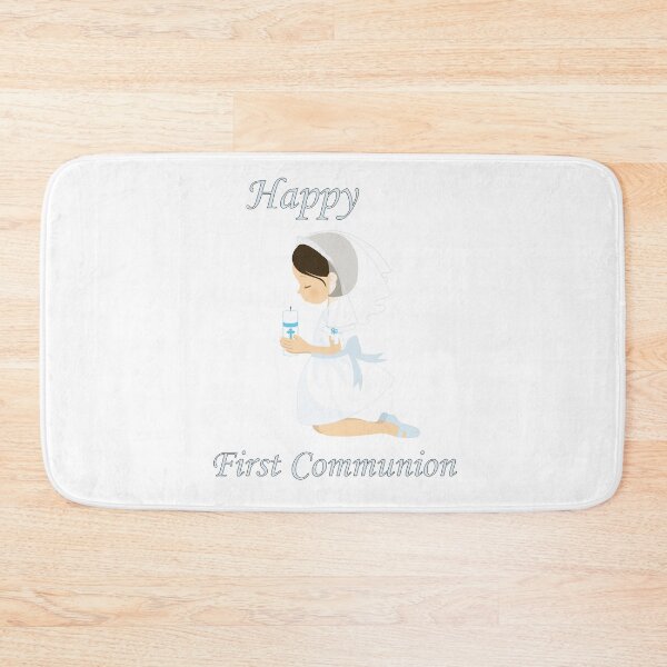 Item preview, First Communion Kneeling Black Haired Girl designed and sold by ThirdFall.