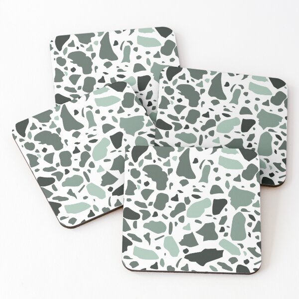 Item preview, Shades of Green Granite Abstract Pattern designed and sold by silviaol.