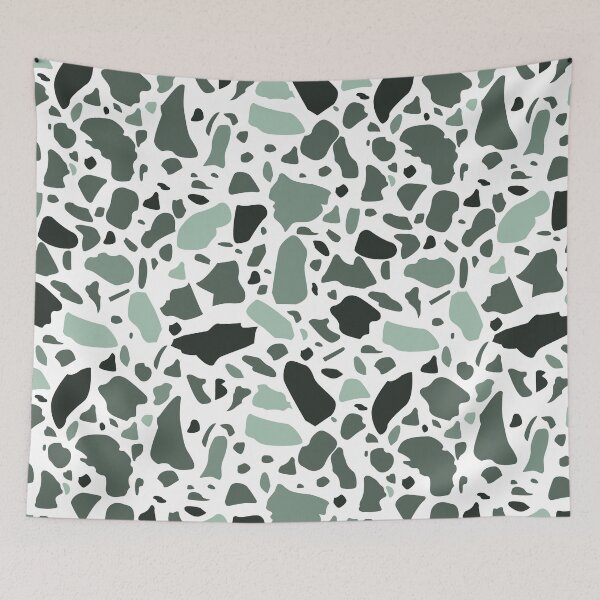 Item preview, Shades of Green Granite Abstract Pattern designed and sold by silviaol.
