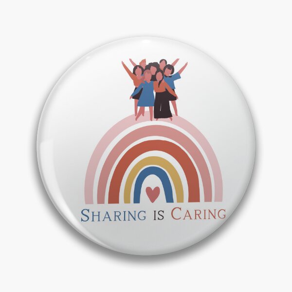 Item preview, Sharing is Caring  designed and sold by Puns-N-Such.