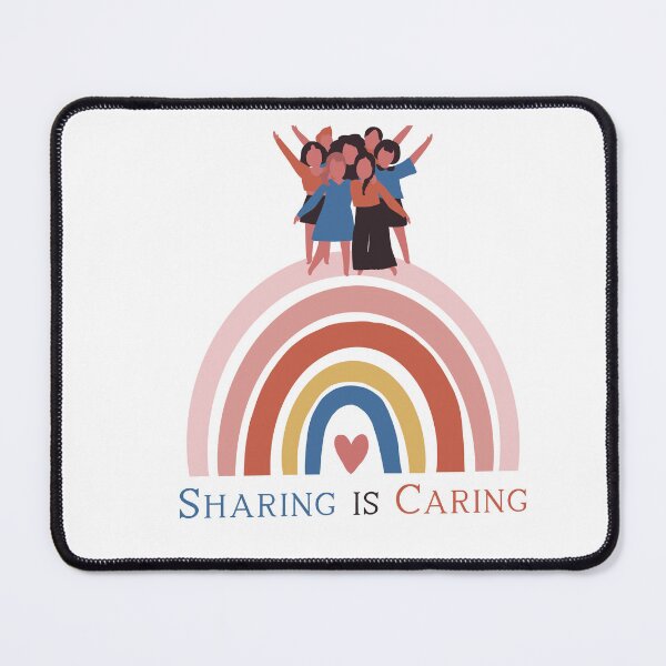 Item preview, Sharing is Caring  designed and sold by Puns-N-Such.