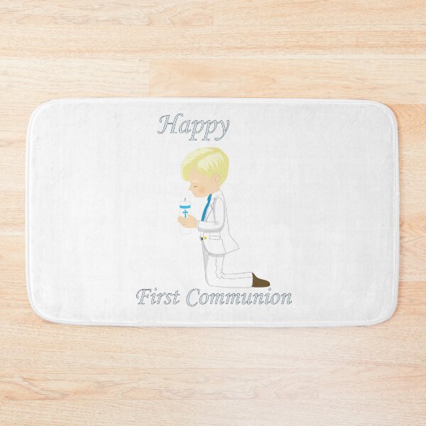 Item preview, First Communion Kneeling Blonde Boy designed and sold by ThirdFall.