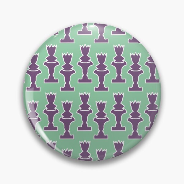 Item preview, Purple Queen Chess Piece Against Grey Green Background designed and sold by ThisNThatImages.