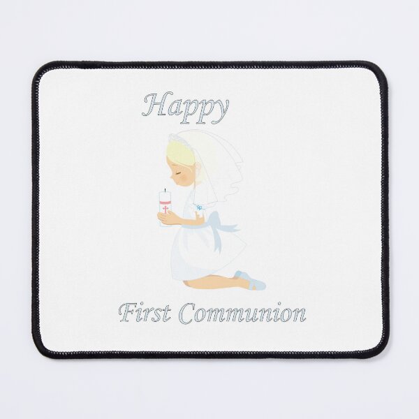 Item preview, First Communion Kneeling Blonde Girl  designed and sold by ThirdFall.