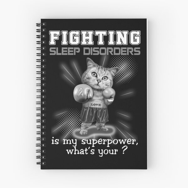 Item preview, Funny Cat Fighting Sleep Disorders Is My Superpower What's Your designed and sold by Kohend.