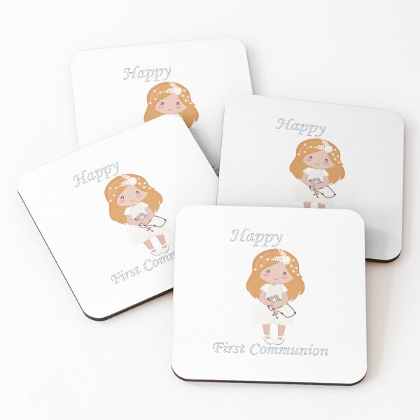 Item preview, First Communion Standing Strawberry Blonde Girl designed and sold by ThirdFall.