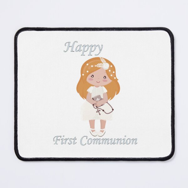 Item preview, First Communion Standing Strawberry Blonde Girl designed and sold by ThirdFall.