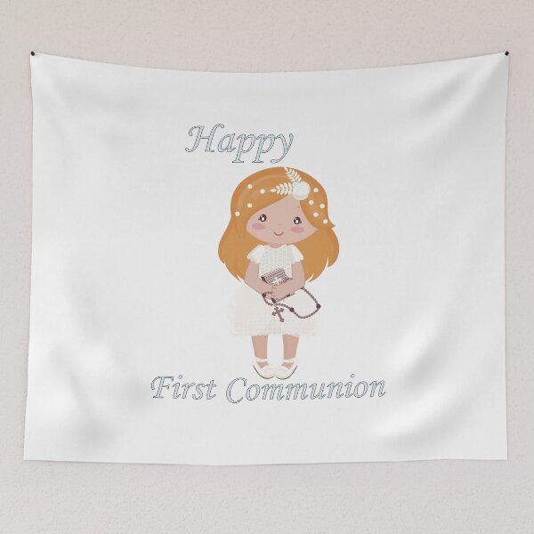 Item preview, First Communion Standing Strawberry Blonde Girl designed and sold by ThirdFall.