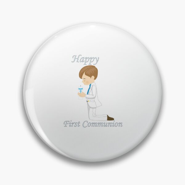 Item preview, First Communion Kneeling Brown Haired Boy designed and sold by ThirdFall.