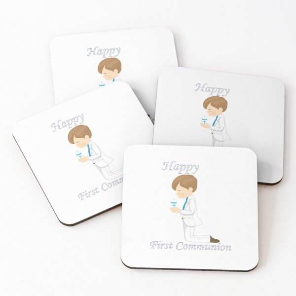 Item preview, First Communion Kneeling Brown Haired Boy designed and sold by ThirdFall.
