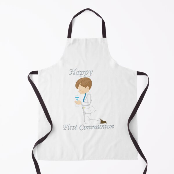 Item preview, First Communion Kneeling Brown Haired Boy designed and sold by ThirdFall.