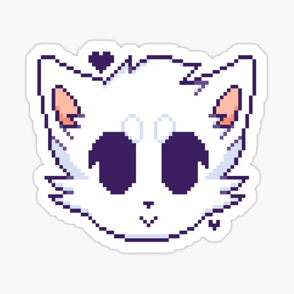 Pixel Foxes - Arctic 2 Sticker