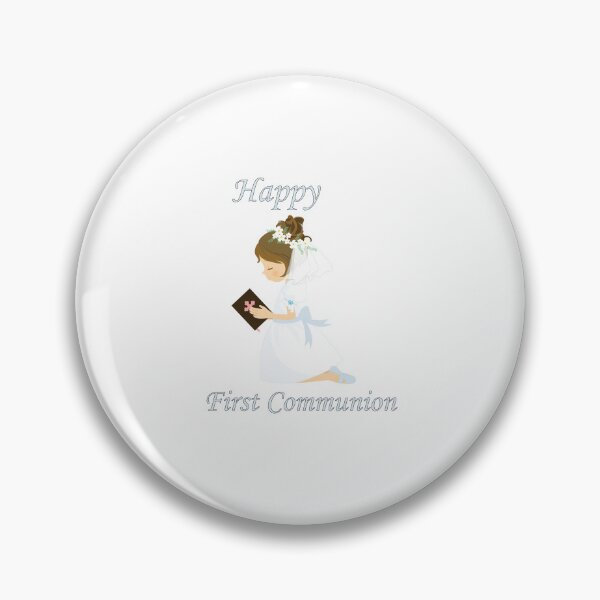 Item preview, First Communion Kneeling Brunette Girl designed and sold by ThirdFall.