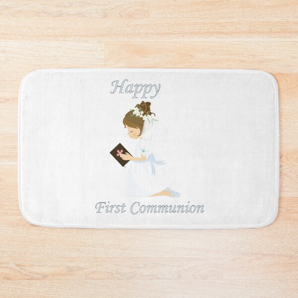 Item preview, First Communion Kneeling Brunette Girl designed and sold by ThirdFall.