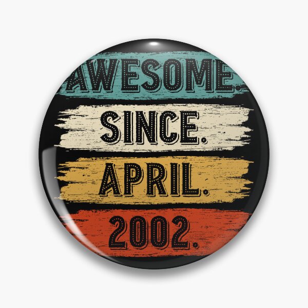 Item preview, 20 Years Old Gifts Awesome Since April 2002 20th Birthday designed and sold by MoHaCo.