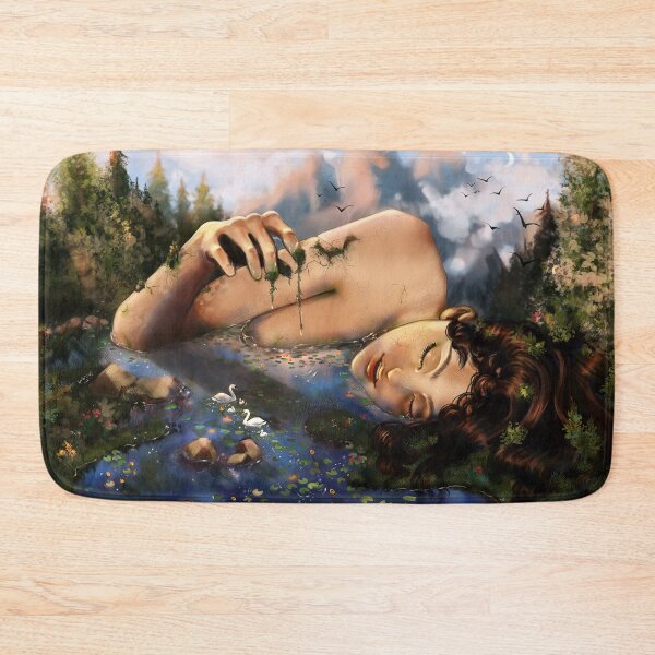 Item preview, Sleeping Mountain Giant Fantasy Art designed and sold by JJLosh.