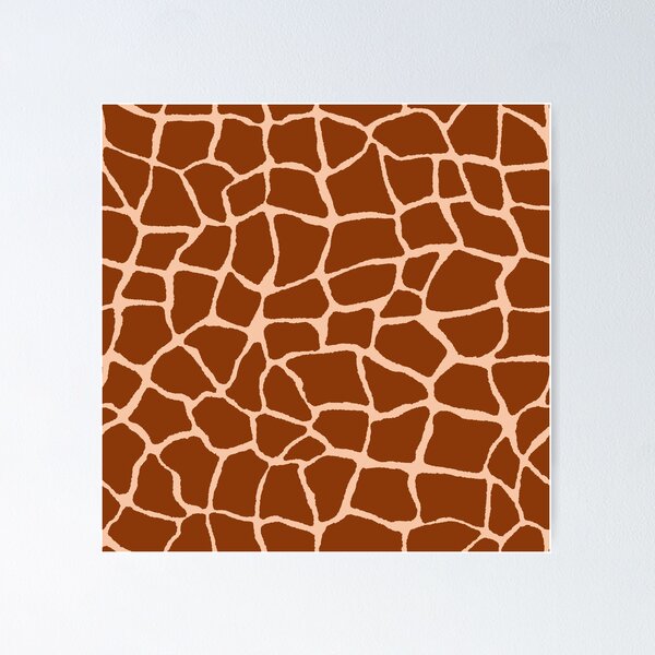 Item preview, Giraffe Print Brown Abstract Pattern designed and sold by silviaol.