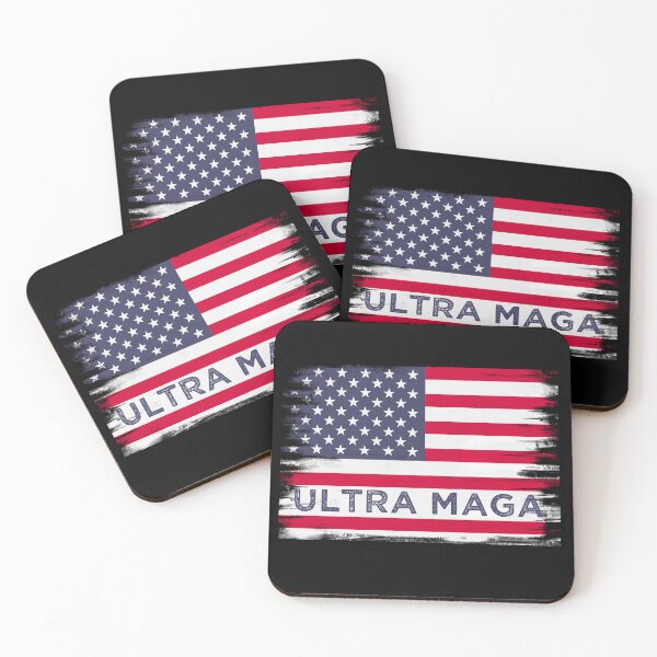 Item preview, Ultra MAGA Bandera americana Ultra-Maga Retro designed and sold by Cute Shark.