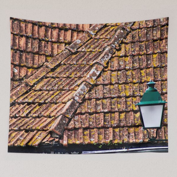Item preview, Weathered Terracotta Tile Roofs designed and sold by Anna Lemos.