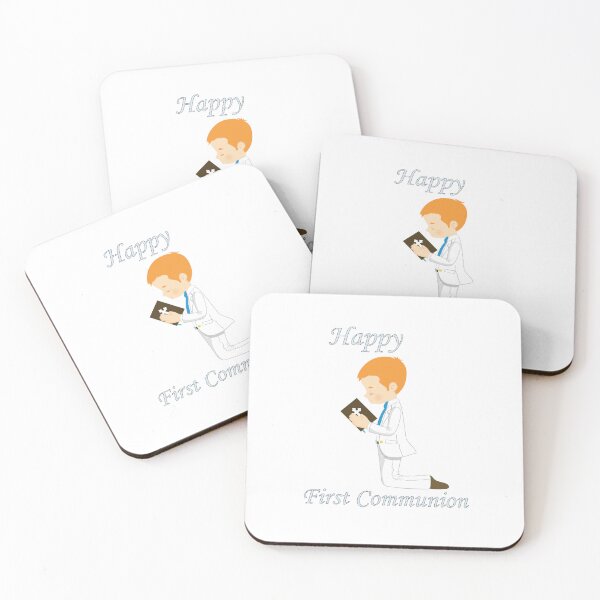 Item preview, First Communion Kneeling Redhead Boy designed and sold by ThirdFall.