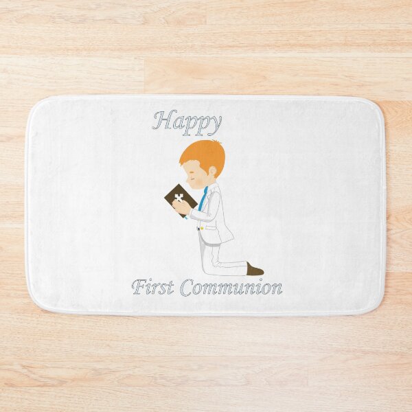 Item preview, First Communion Kneeling Redhead Boy designed and sold by ThirdFall.