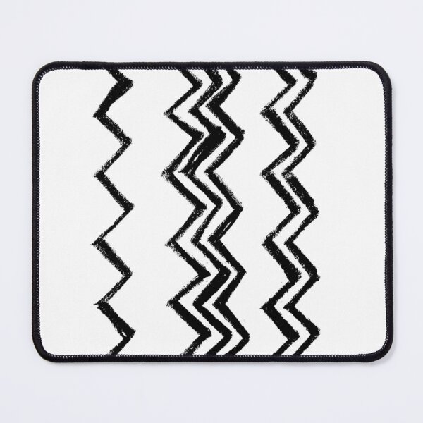 Item preview, Minimal Black ZigZag Pattern  designed and sold by badlydrawnbabe.