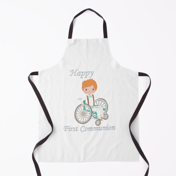 Item preview, First Communion Wheel Chair Redhead Boy designed and sold by ThirdFall.