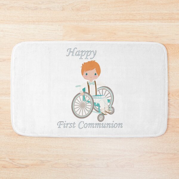 Item preview, First Communion Wheel Chair Redhead Boy designed and sold by ThirdFall.