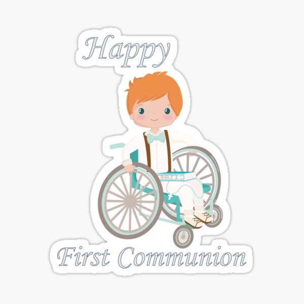 3.5cm/4.5cm My first communion Sticker Boy Girl Mi primera comunión First  Holy Communion